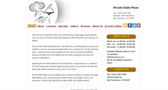 Desktop Screenshot of piccoloitaliapizza.com